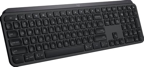 Customer Reviews: Logitech MX Keys Advanced Wireless Illuminated Keyboard Black 920-009295 ...