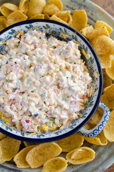 Cheesy Cold Corn Dip