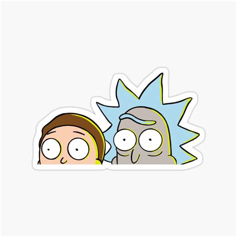 Buy Rick and Morty hiding sticker Online at Best Prices in India ...