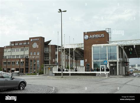 Airbus factory entrance in hamburg finkenwerder hi-res stock ...