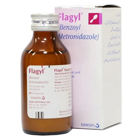 Flagyl Syrup 90ml Uses, Side effects & Price in Pakistan