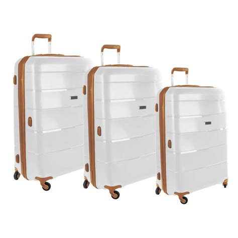 Cellini 4 Wheel Spinn 3 Piece Luggage Set - White | Shop Today. Get it Tomorrow! | takealot.com