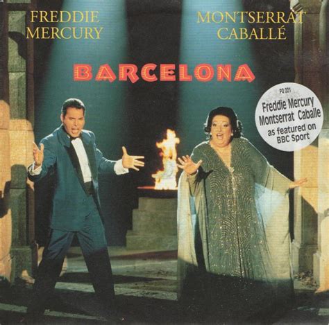 Freddie Mercury "Barcelona" reissue single gallery