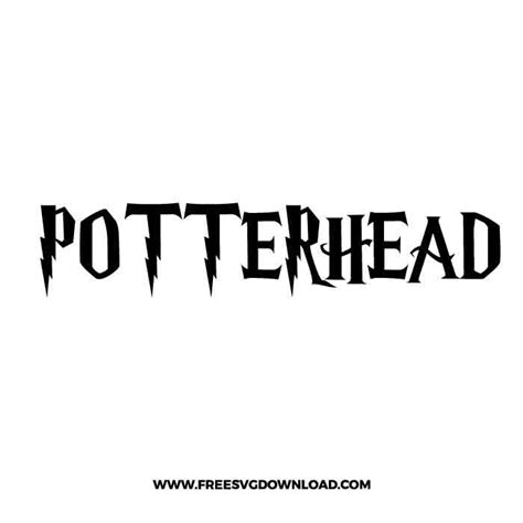 Potterhead SVG & PNG Harry Potter Cut Files | Free SVG Download