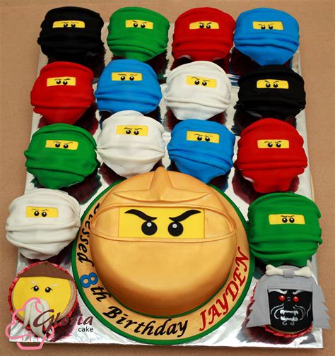 Ninjago Cupcakes | Ninjago cakes, Ninja birthday cake, Ninja birthday parties