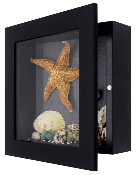 Shadow Box Frame Display Case 2inch Depth s 8x8 Black | eBay