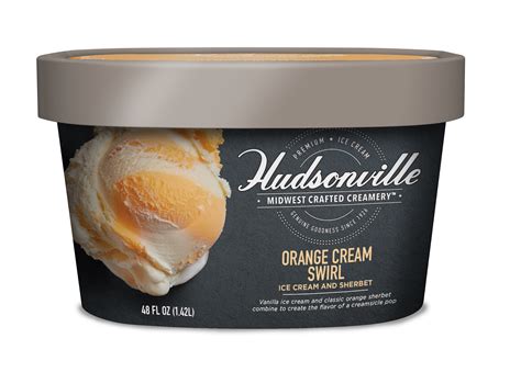 ORANGE CREAM SWIRL - Hudsonville Ice Cream