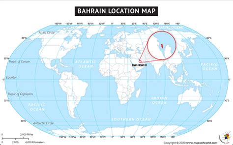 Bahrain On A Map – Verjaardag Vrouw 2020