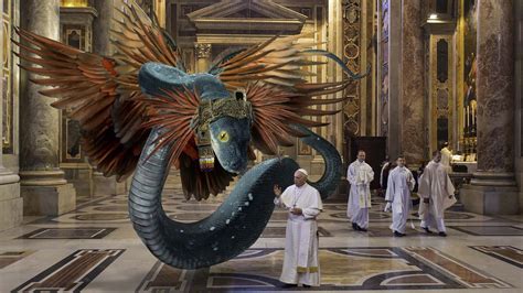 The Onion on Twitter: "Pope Francis Hosts Feathered Serpent God As Part Of Deity Exchange ...