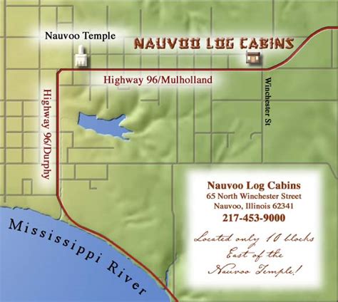 Map - Nauvoo Log Cabins LLC, Nauvoo, IL