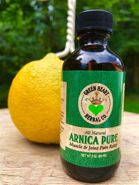 Arnica Oil 2oz – Green Heart Herbal Co.