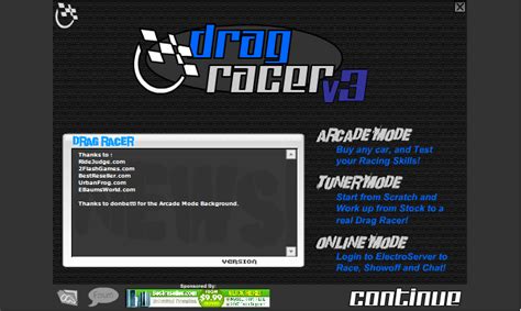 Games for teenages: Drag Racer V3