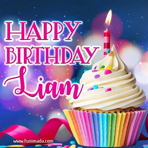 Happy Birthday Liam - Lovely Animated GIF | Funimada.com