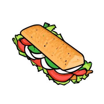 Subway Sandwich Clipart Transparent Background, Subway, Subway Sandwich ...