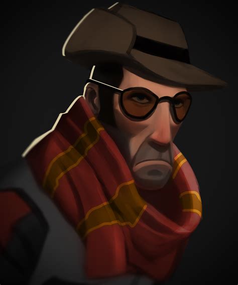 I made some Sniper fanart! : r/tf2