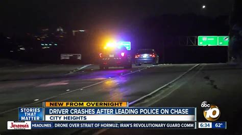 BMW leads San Diego police on high-speed chase