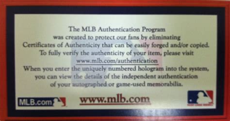 Authenticity: autographed sports and celebrity memorabilia