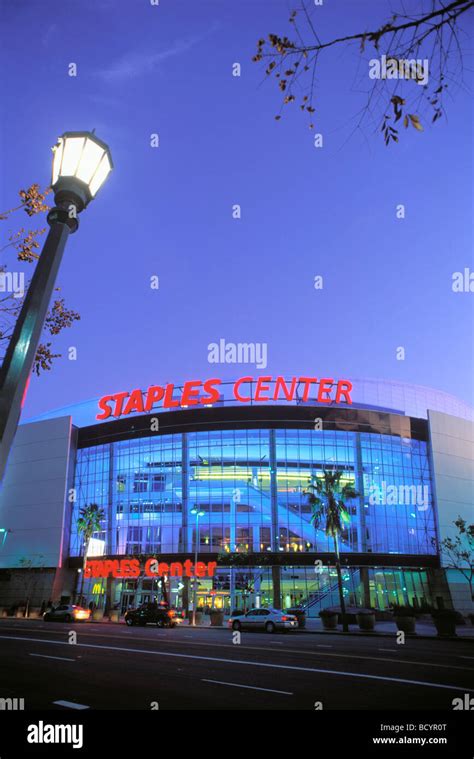 Staples Center, Downtown Los Angeles, California (LA Stock Photo - Alamy