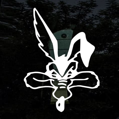 Wile E Coyote Cartoon Decal Sticker – Decalfly