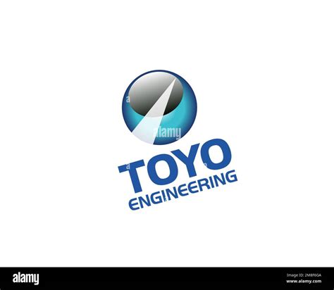 Toyo Engineering Corporation, Rotated Logo, White Background Stock Photo - Alamy