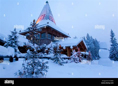 Santa claus office in North Finland Stock Photo - Alamy