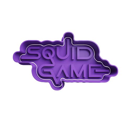 Squid Game Logo Cookie Cutter STL - Cookie Cutter STL Store - Design ...