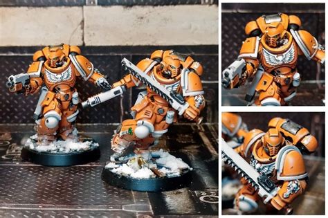 Pin by Andrew Brake on Orange space marine ideas | Warhammer marine ...