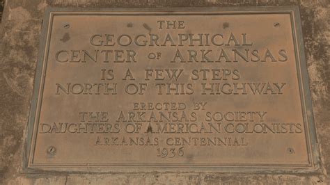 Marker in Bryant city limits marks official center of Arkansas | KATV