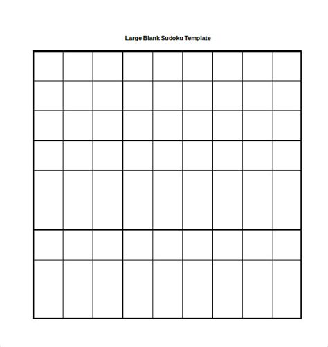 15+ Word Sudoku Templates Free Download | Free & Premium Templates