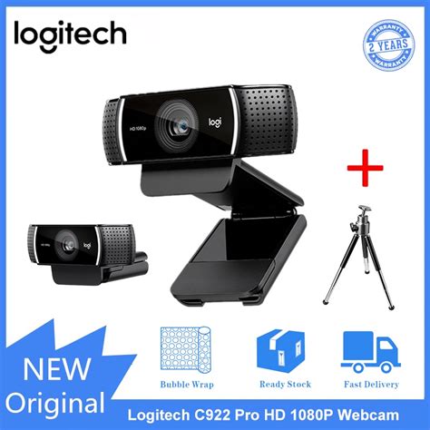 Logitech C922 PRO auto focus built-in microphone webcam | Shopee ...