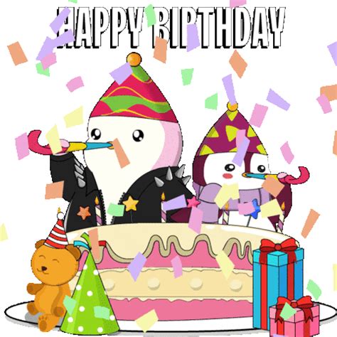 Party Birthday Sticker - Party Birthday Happy birthday - Discover & Share GIFs