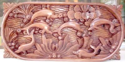 Story Boards Hand Carved Wood Wall Panel Decoration Ornament Bali Indonesia