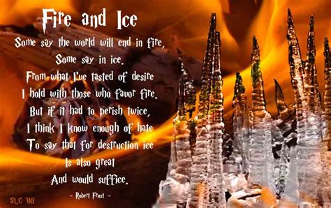 The imagining of literature: Robert Frost - fire and ice in verse