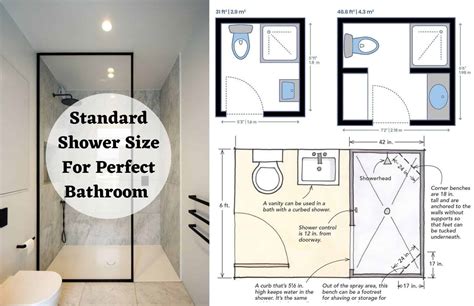 Standard Shower Sizes: Area & Dimension