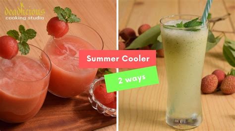 Summer Cooler – 2 ways recipe | Summer Drinks | Deadlicious in 2020 ...