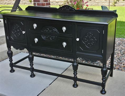 Black Buffet | Black buffet, Furniture design, Furniture