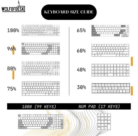 Keyboard Sizes Compared - All Layouts - WolfofDesk