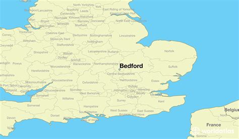 Where is Bedford, England? / Bedford, England Map - WorldAtlas.com