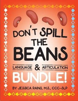 Don't Spill The Beans! Learning Game - Language & Articulation Bundle Pack Irregular Past Tense ...