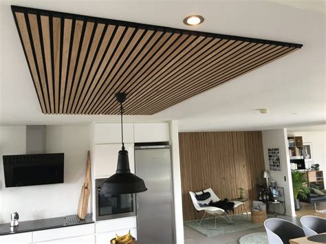 WoodUpp - Akustikpanel Light Natur | Wood slat ceiling, Wood ceiling panels, Acoustic panels