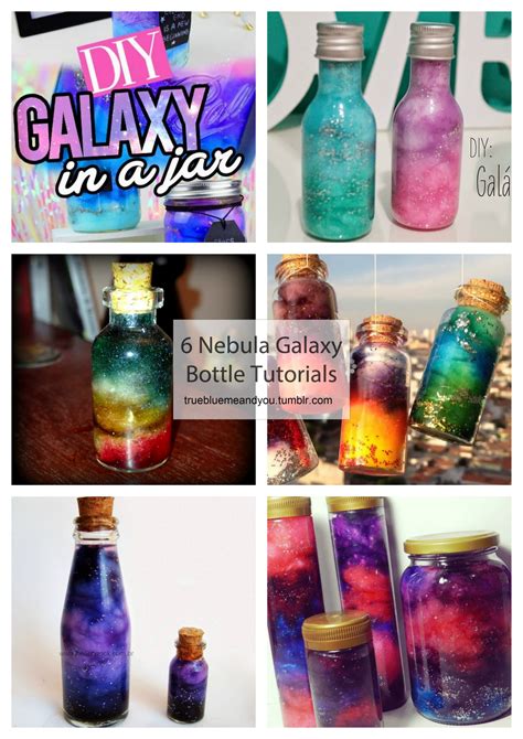 True Blue Me & You: DIYs for Creatives • DIY 6 Nebula Galaxy Bottle and Jewelry Tutorials....