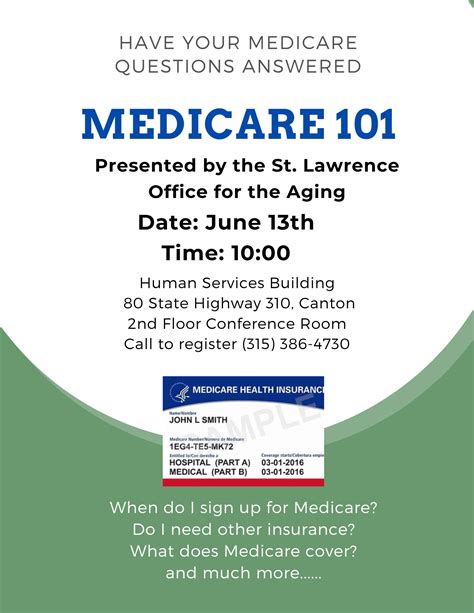 Medicare 101 Presentation | St. Lawrence County