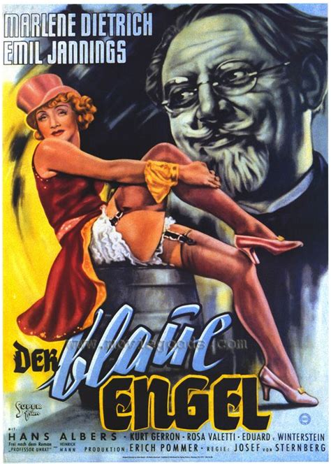 The Blue Angel (1930) [Germany] | Blue angels, Marlene dietrich, Silent movie