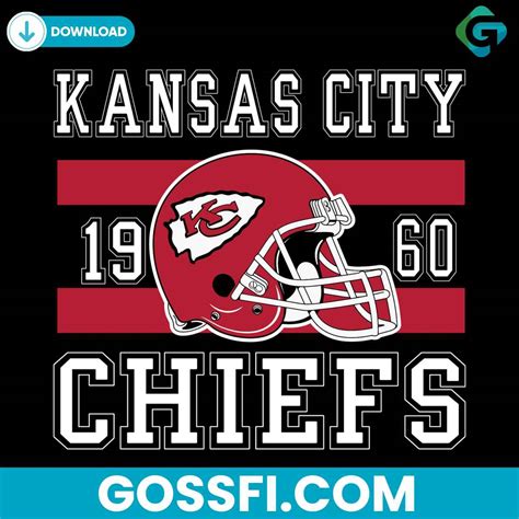 Kansas City 1960 Chiefs Svg Cricut Digital Download - Gossfi.com