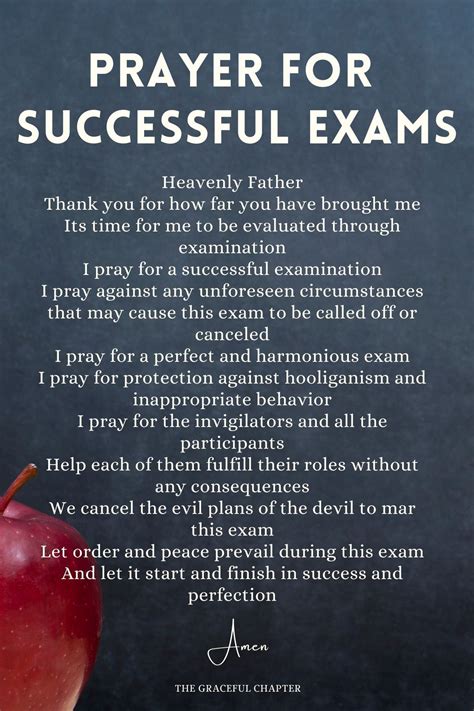 Prayer for Successful Exams -prayers for exams | Exam prayer, Prayer ...