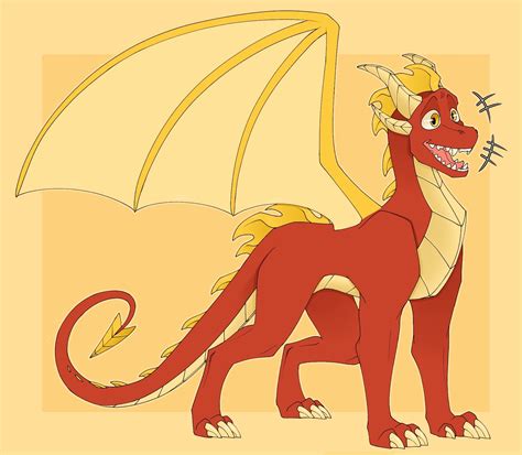 Flame the dragon (art by MyNameWess) by spyroartandmusic on DeviantArt