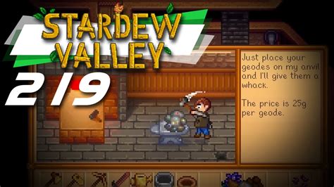 Processing More Geodes! || Stardew Valley #219 - YouTube