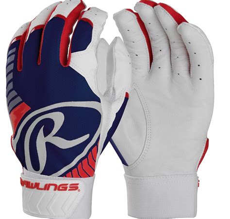 Rawlings 5150 Batting Gloves - Royal/Red/White