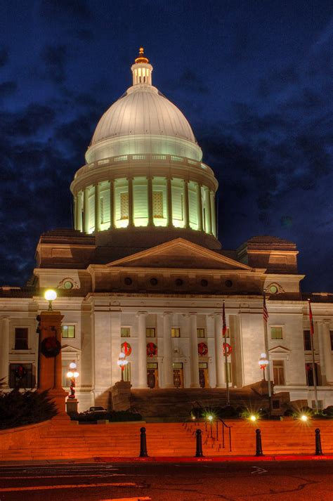 Arkansas State Capitol Building Cupola, Night | The State Ca… | Flickr