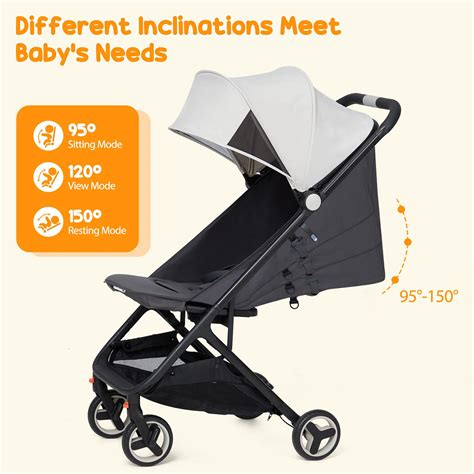 Snapklik.com : Lightweight Stroller, Compact One-Hand Fold Travel ...